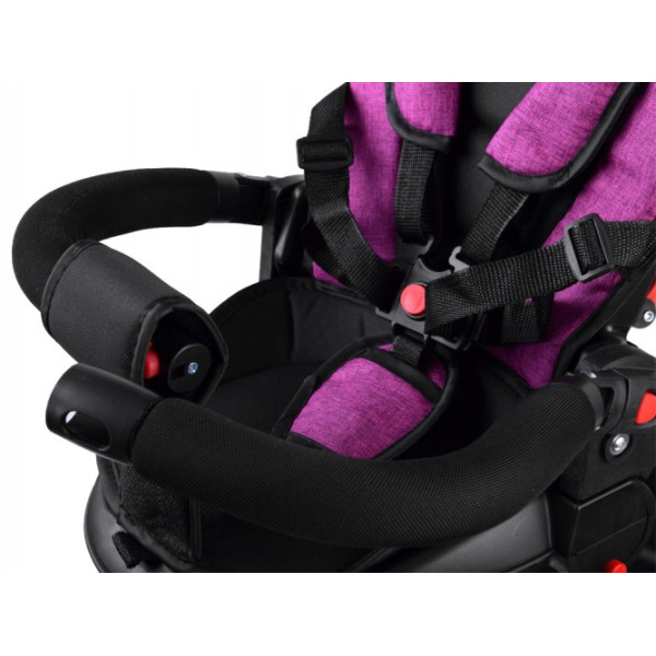 Дитячий трьохколісний велосипед Tiny Bike 3в1 SP0650 Rose
