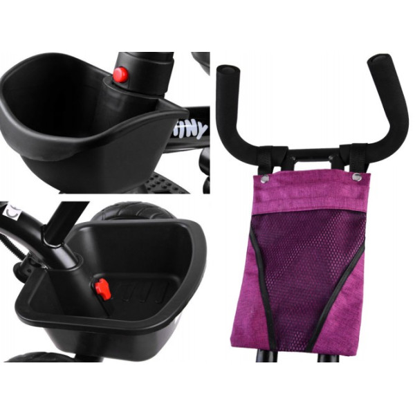 Дитячий трьохколісний велосипед Tiny Bike 3в1 SP0650 Rose