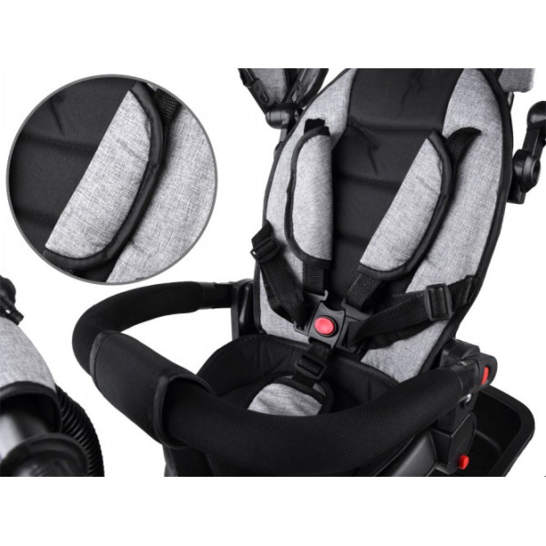 Дитячий трьохколісний велосипед Tiny Bike 3в1 SP0650 Grey