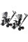 Дитячий трьохколісний велосипед Tiny Bike 3в1 SP0650 Grey