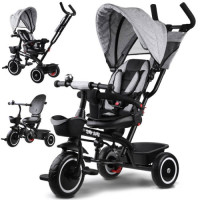 Дитячий трьохколісний велосипед Tiny Bike 3в1 SP0650 Grey