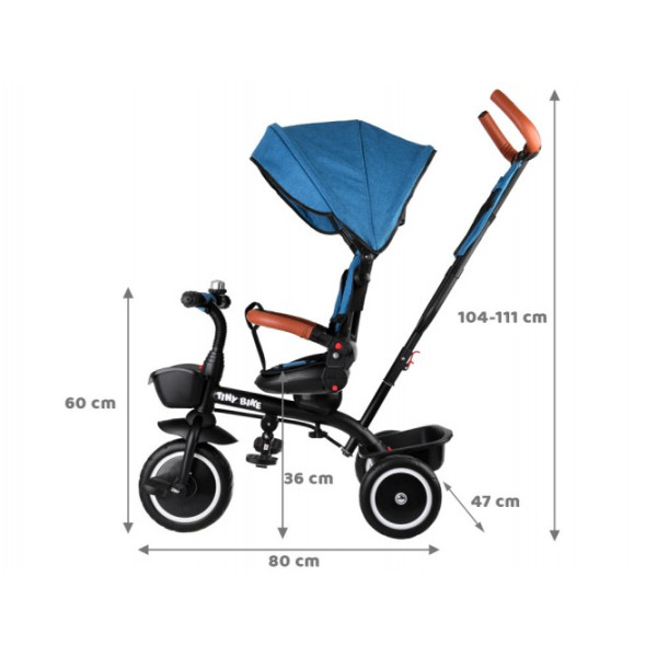 Дитячий трьохколісний велосипед Tiny Bike 3в1 SP0650 Green