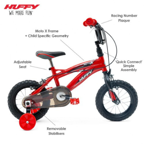 Дитячий велосипед Huffy MOTO X 12" 72029W