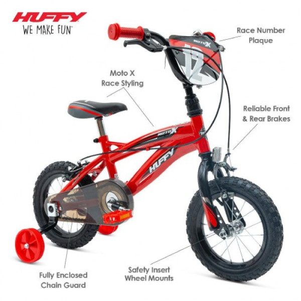 Дитячий велосипед Huffy MOTO X 12" 72029W