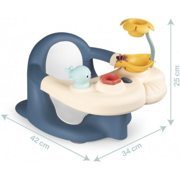 Стільчик для купання з ігровою панеллю Smoby Blue