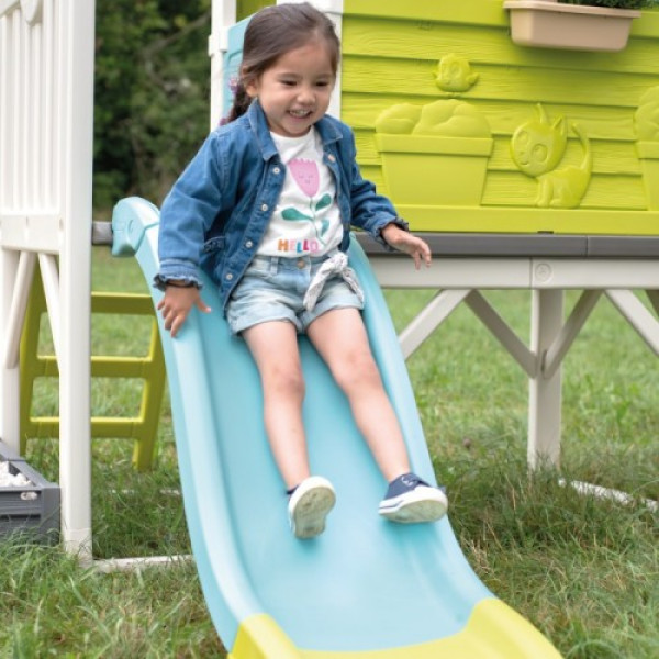 Ігровий будиночок на палях з пісочницею та гіркою Smoby