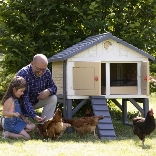 Игровой домик коттедж для курочек с аксессуарами Smoby