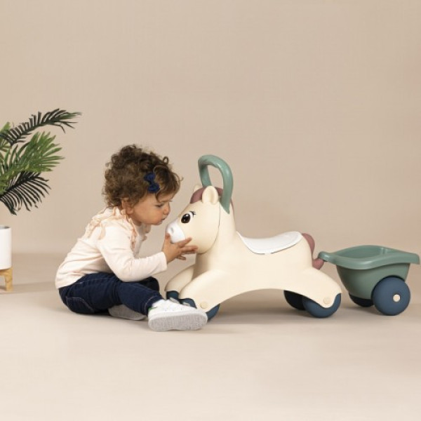 Велобег с прицепом Smoby Pony Ride-On