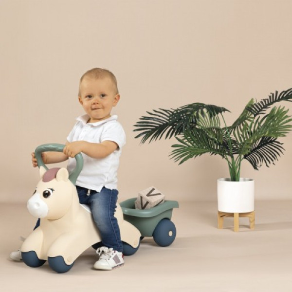 Велобег с прицепом Smoby Pony Ride-On