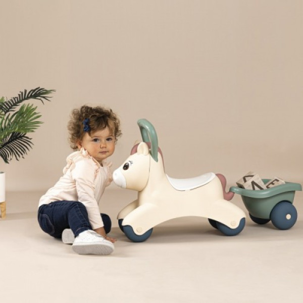 Велобег с прицепом Smoby Pony Ride-On