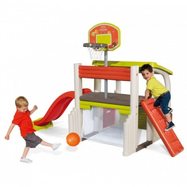Ігровий майданчик Smoby Slide House з додатковими елементами
