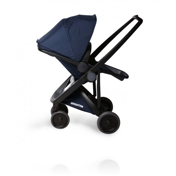 Прогулянкова коляска Greentom Reversible шасі Black