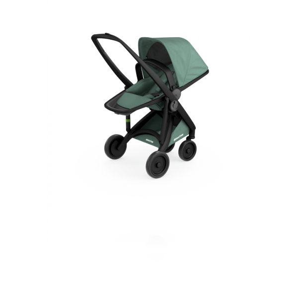 Прогулянкова коляска Greentom Reversible шасі Black