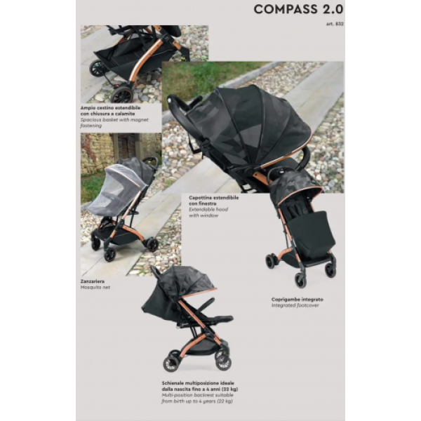 Прогулочная коляска Cam Compass 2.0