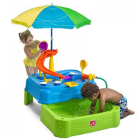 Водний столик 2в1 STEP2 з парасолькою та басейном 414599