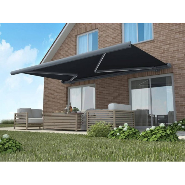 Маркиза для балкона Gutroof DELUXE (автоматическая) + Led подсветка 400x300 см