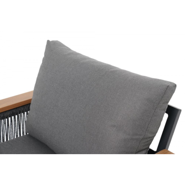 Комплект садових меблів ASCONA DINNING Dark Grey