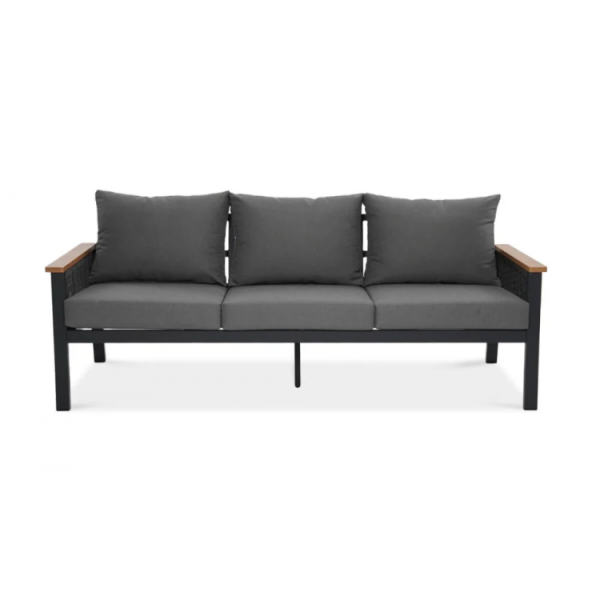 Комплект садових меблів ASCONA DINNING Dark Grey