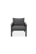 Комплект садових меблів ASCONA DINNING Dark Grey