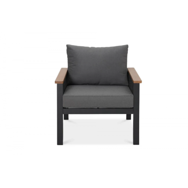 Комплект садових меблів ASCONA DINNING Dark Grey