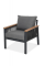 Комплект садових меблів ASCONA DINNING Dark Grey