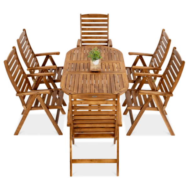 Набір садових меблів AKADIA DINING стіл + 6 крісел