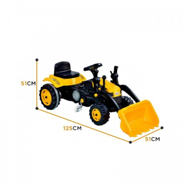 Дитячий трактор на педалі Woopie Farmer MaxTrac Classic 28415