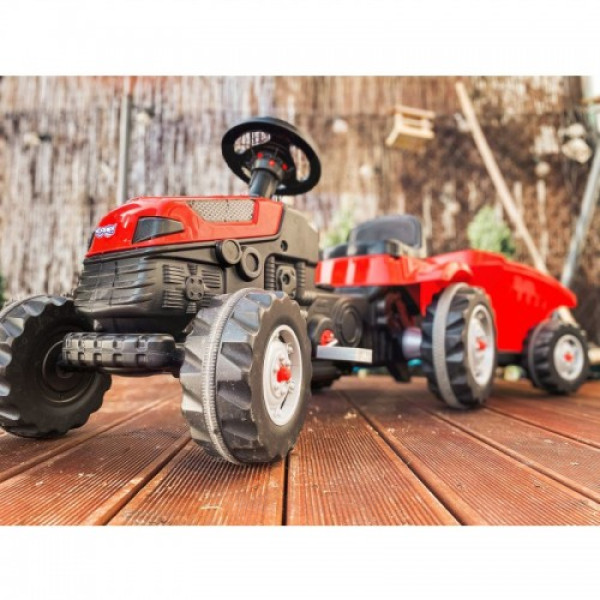 Детский трактор на педали с прицепом Woopie Farmer GoTrac MAXI