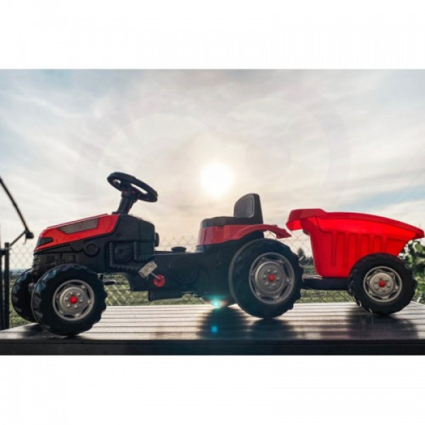 Детский трактор на педали с прицепом Woopie Farmer GoTrac MAXI
