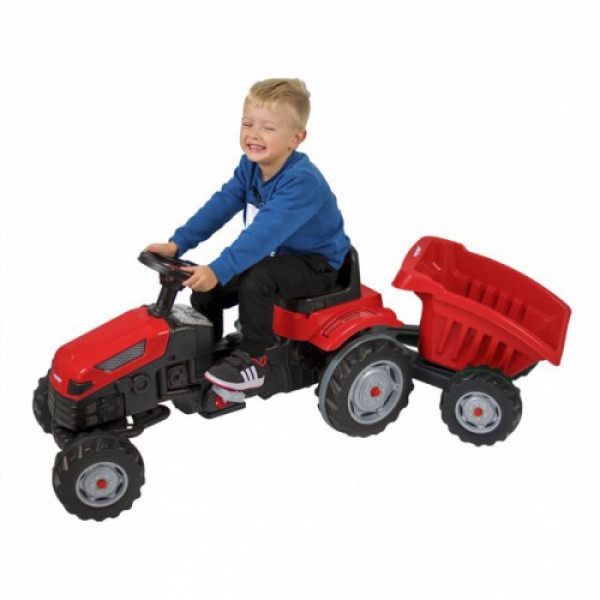 Детский трактор на педали с прицепом Woopie Farmer GoTrac MAXI