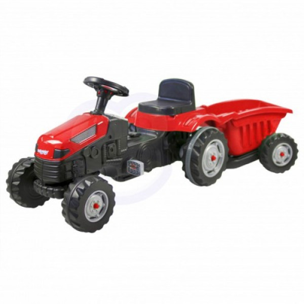 Детский трактор на педали с прицепом Woopie Farmer GoTrac MAXI
