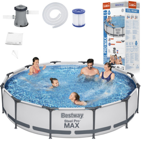 Каркасний басейн Bestway 6,473L 366x76см 8в1 56416