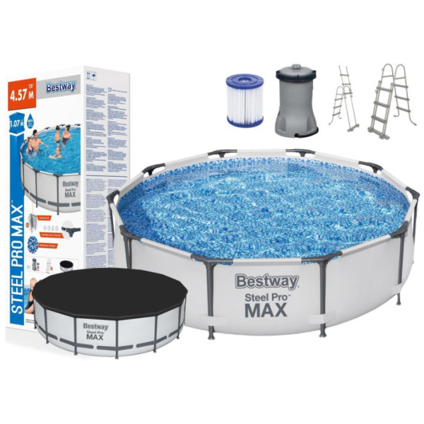 Каркасний басейн Bestway 457x107см 11в1 56488