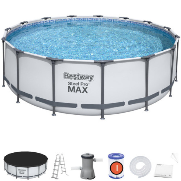Каркасний басейн Bestway 457x122см 11в1 56438