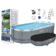 Каркасний басейн Bestway 5,49x2,74x1,22м 9в1 56710