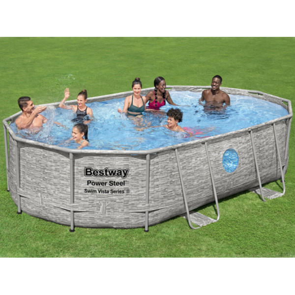 Каркасний басейн Bestway 488x305x107см 11в1 56946