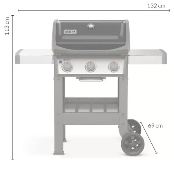 Газовий садовий гриль WEBER Spirit II E-310 GBS