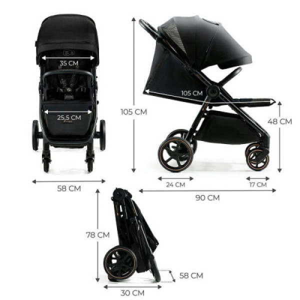 Прогулянкова коляска Kinderkraft Mitzy