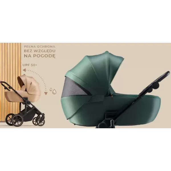 Коляска 3в1 Kinderkraft PRIME 2 Mink Pro