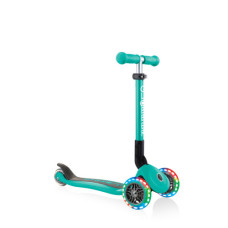 Дитячий триколісний самокат Globber JUNIOR FOLDABLE LIGHTS