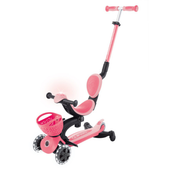 Дитячий самокат 3в1 Globber з сидінням GO UP BABY 360 LIGHTS