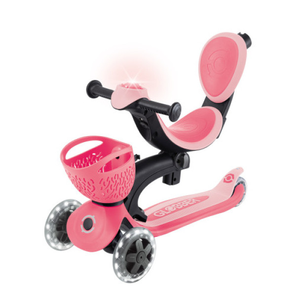 Дитячий самокат 3в1 Globber з сидінням GO UP BABY 360 LIGHTS
