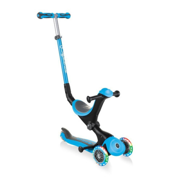 Дитячий самокат 3в1 Globber з сидінням GO UP DELUXE LIGHTS