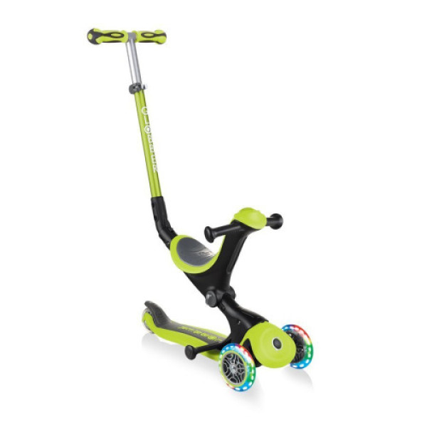 Дитячий самокат 3в1 Globber з сидінням GO UP DELUXE LIGHTS