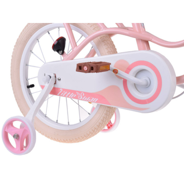 Дитячий велосипед RoyalBaby Little Swan 16'' RB16-18 з кошиком