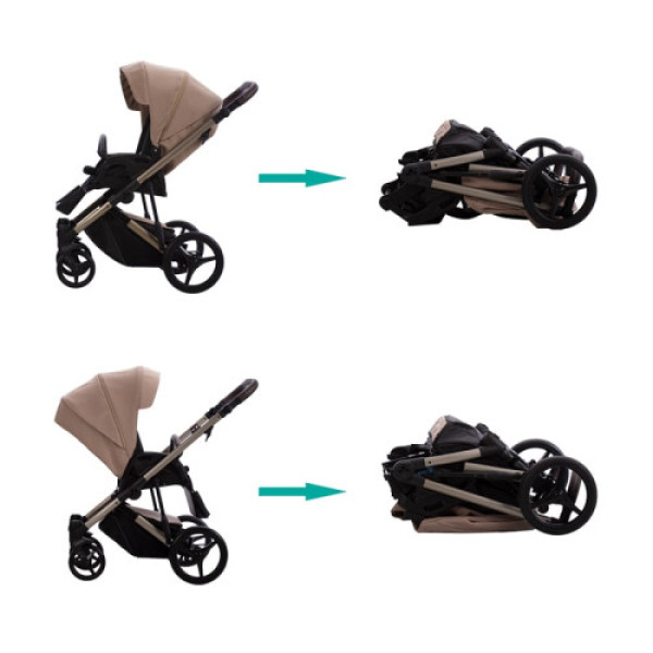 Коляска 2в1 Bebetto Loren Premium Class Sand