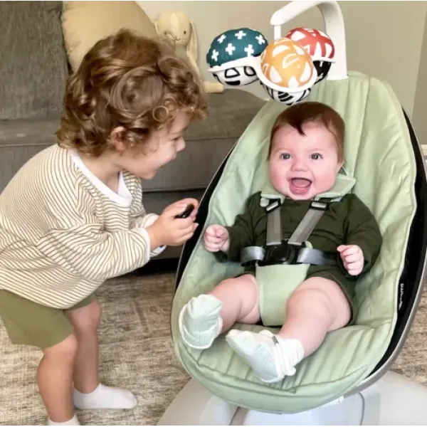 Кресло-качели 4Moms MamaRoo 5.0 Sage