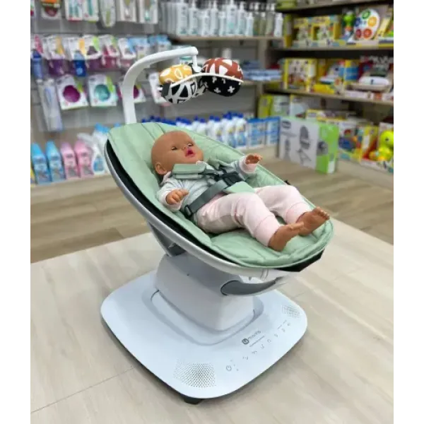 Кресло-качели 4Moms MamaRoo 5.0 Sage