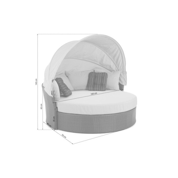 Садовий диван з накриттям HOME & GARDEN Sydney