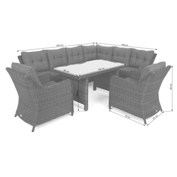 Комплект садових меблів HOME & GARDEN California